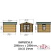 Barnsdale 10 x 10 Log Cabin