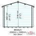 Bradley 9 x 9 Log Cabin