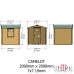 Camelot 7 x 7 Log Cabin