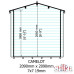 Camelot 7 x 7 Log Cabin
