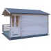 Maulden 10 x 10 Log Cabin with Veranda