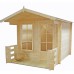 Maulden 7 x 7 Log Cabin with Veranda