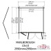 Marlborough 10 x 10 Log Cabin