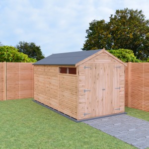 Langley 12 x 6 Double Door Shiplap Apex Shed