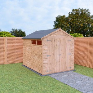 Langley 8 x 6 Double Door Shiplap Apex Shed