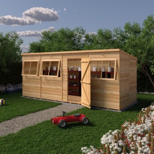 Shiplap 16 x 6 Pent Shed