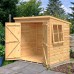 Shiplap 7 x 5 Double Door Pent Shed