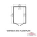 Warwick 6 x 8 Double Door Shiplap Apex Shed