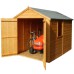 Warwick 6 x 8 Double Door Shiplap Apex Shed