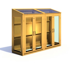 Heydon 7 x 2 Wall Greenhouse