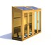 Heydon 7 x 2 Wall Greenhouse