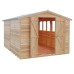 Overlap 8 x 10 Double Door Shed