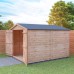 Overlap 8 x 10 Double Door Shed Without Windows