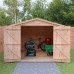 Overlap 8 x 10 Double Door Shed Without Windows