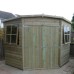 Corner 8 x 8 Pressure Treated Shed