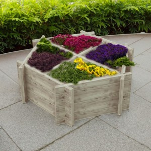 Pressure Treated Hexagonal Planter