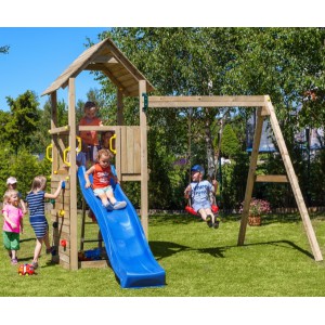 Adventure Peaks Fortress with Slide & Swing