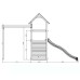 Adventure Peaks Fortress with Slide, Climbing Rope & Swing
