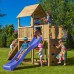 Adventure Peaks Fortress with Slide, Climbing Rope & Swing