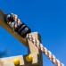 Adventure Peaks Fortress with Slide, Climbing Rope & Swing