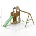 Boomer Pressure Treated Climbing Frame with Swings and Slide
