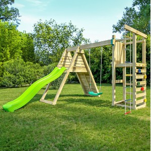 Climber Pressure Treated Climbing Frame with Swing and Slide