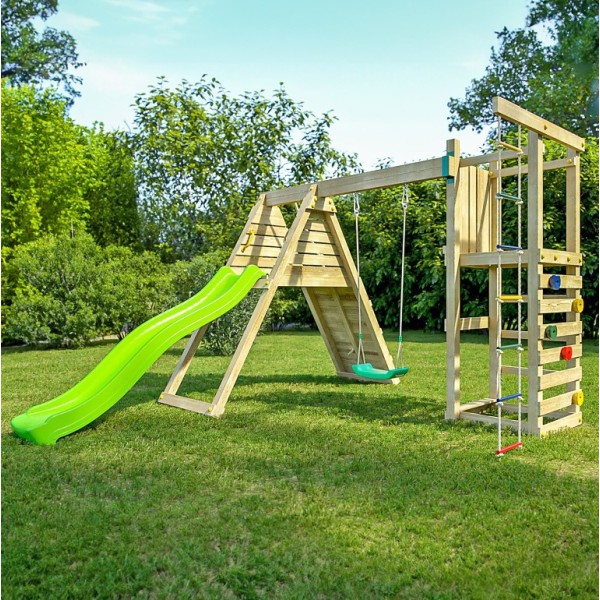 Climber Pressure Treated Climbing Frame with Swing and Slide