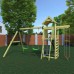 Gaia Pressure Treated Climbing Frame with Swings and Slide