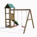 Lucas Pressure Treated Climbing Frame with Swings and Slide