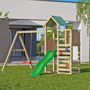 Chester Pressure Treated Playfort with Swings and Slide