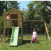 Galaxy Pressure Treated Playfort with Swings and Slide