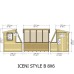 Iceni Potting Shed 8 x 6 (Style B)