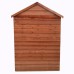 Overlap 4 x 3 Pressure Treated Double Door Apex Shed