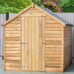 Overlap 6 x 8 Pressure Treated Apex Shed With Windows