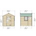 Faroe 6 x 6 Shed