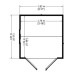 Arran 6 x 6 Double Door Shed