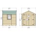 Arran 6 x 6 Double Door Shed