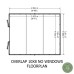 Overlap 8 x 10 Double Door Shed Without Windows