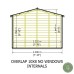 Overlap 8 x 10 Double Door Shed Without Windows