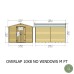 Overlap 8 x 10 Double Door Shed Without Windows
