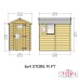 Shetland 4 x 6 Shiplap Shed