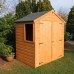 Bute 6 x 4 Double Door Shiplap Apex Shed
