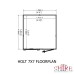 Holt 7 x 7 Reverse Apex Shed