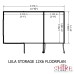 Lela 12 x 6 Summerhouse with Storage Shed