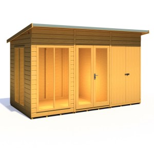 Lela 12 x 6 Summerhouse with Storage Shed