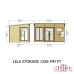 Lela 12 x 8 Summerhouse with Storage Shed