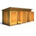 Lela 16 x 6 Summerhouse with Storage Shed