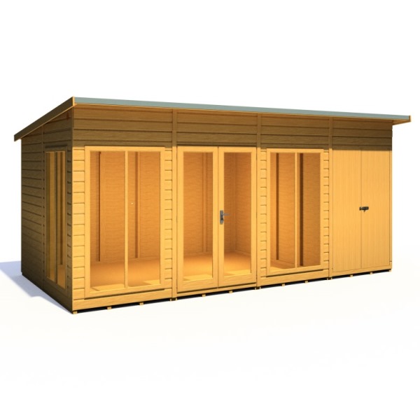 Lela 16 x 8 Summerhouse with Storage Shed