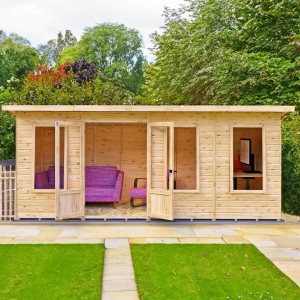 Peony 16 x 6 Pent Summerhouse