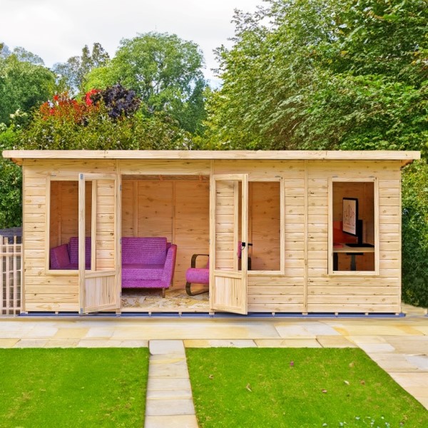 Peony 16 x 6 Pent Summerhouse